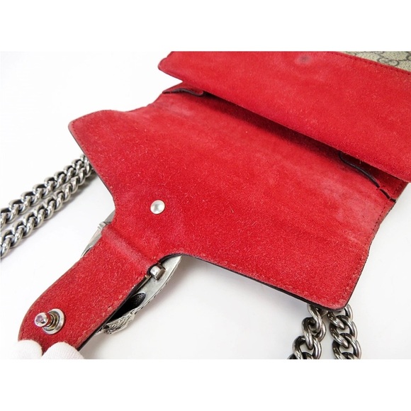 Gucci Beige and Red Shoulder Bag - Picture 10 of 16